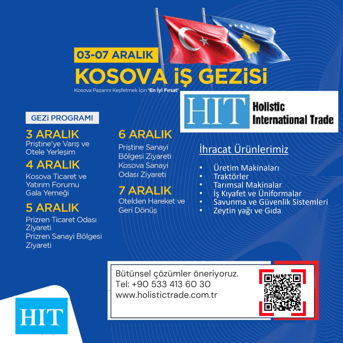 Industry update banner with business visuals